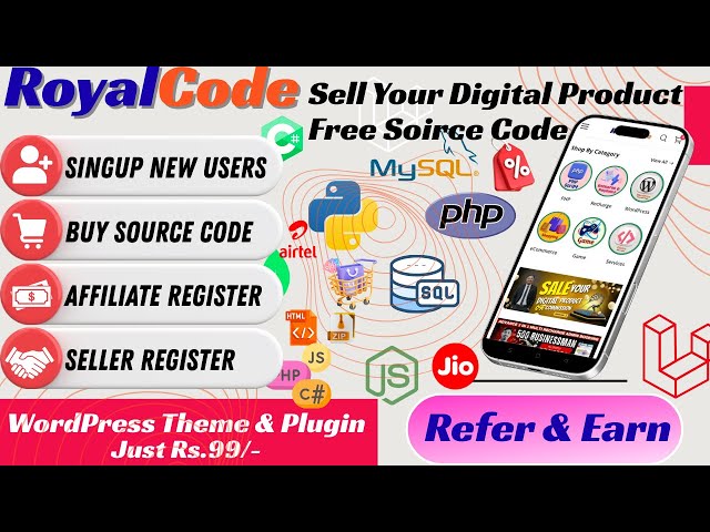 How to Singup and Register Seller Account in RoyalCode.in | Buy Any Source Code@CPSCompany2