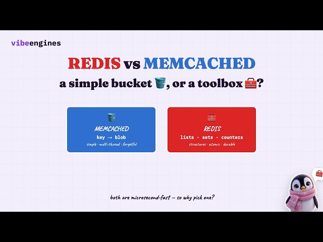 Redis vs Memcached: a simple bucket, or a toolbox?