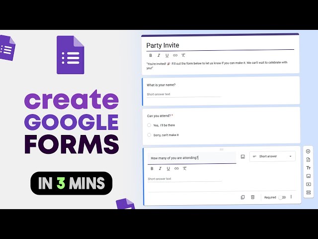 How to Create Google Form | How to create Online Survey Questionnaire