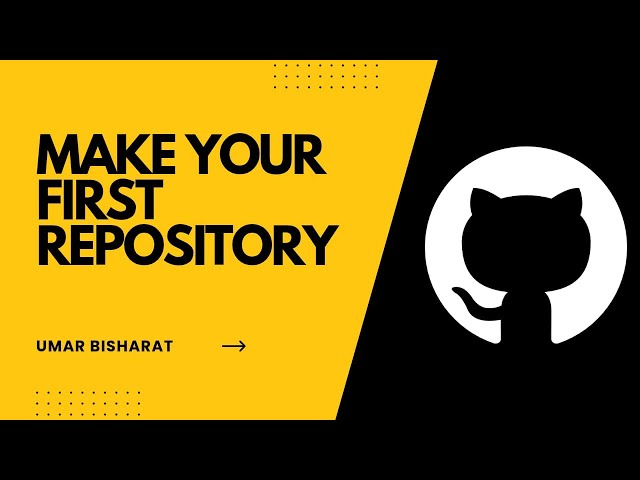 How to Create Your First Repository on GitHub