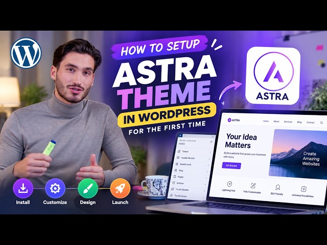 Build a Stunning WordPress Website Without Coding Using Astra Starter Templates