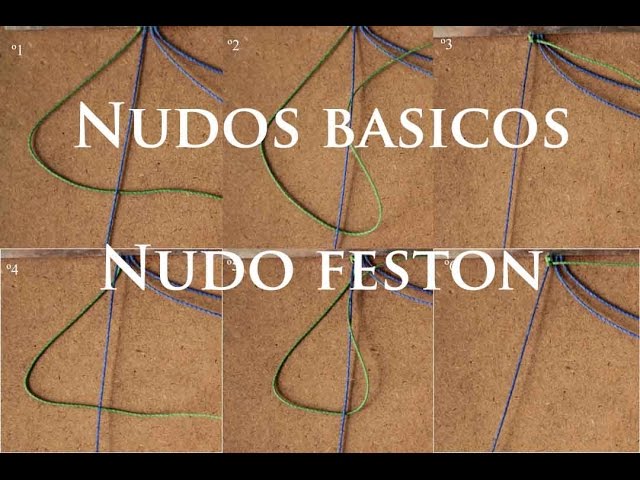 basic macrame knots festoon knots
