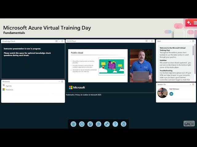 Microsoft Azure Virtual Training Day Fundamentals  - Day 1 - Aug 05 2025