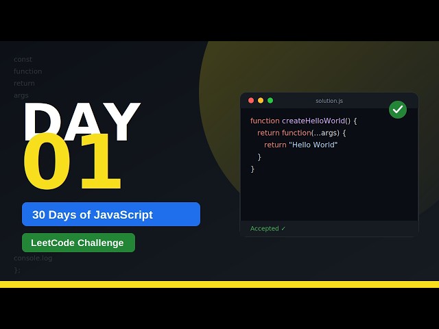 Day 1 of 30 Days Of Javascript