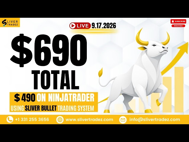 Live NQ Futures Trading 9.17.2026 - ($690 Total, $490 on Ninjatrader)
