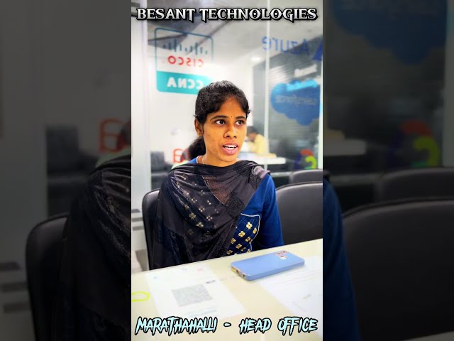 Congrats Chandana Priya Got Placed as a Software Engineer @3LPA | Besant Technologies Marathahalli