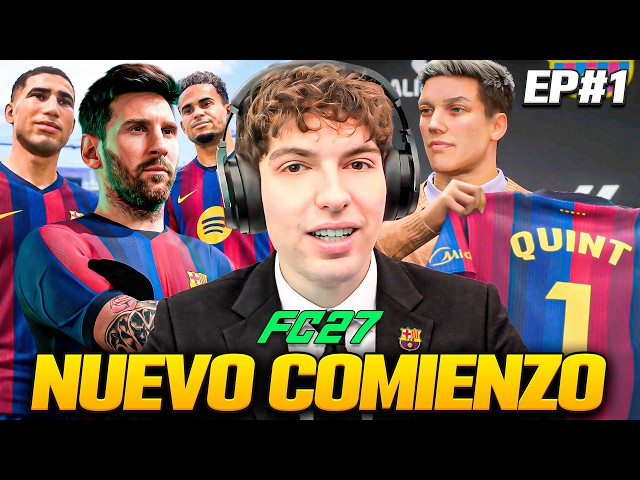 I STARTED A CAREER MODE IN FC 27 AS BARCELONA'S MANAGER... EPISODE 1