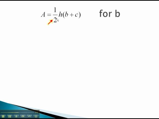 Formulas - Fractions