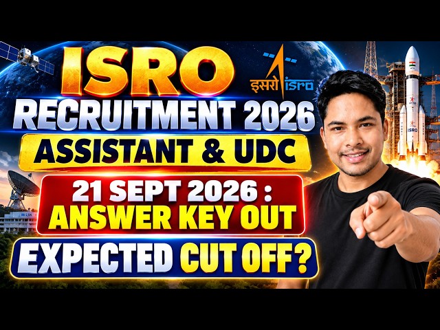 ISRO 2026 II ANSWER KEY & CUT OFF