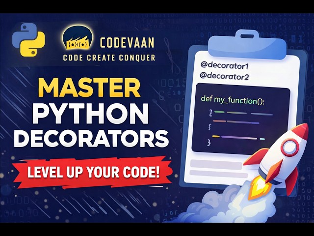 Decorators in Python Made EASY 😮 | Beginner to Pro Guide