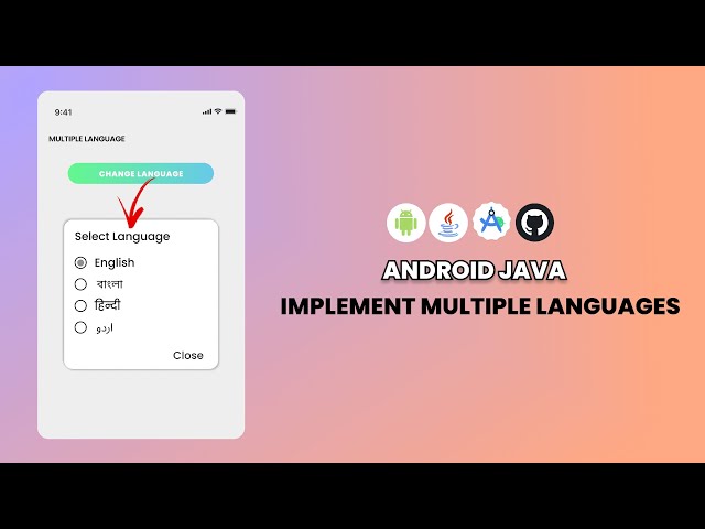 Support Multiple Languages in Android App | Java Tutorial