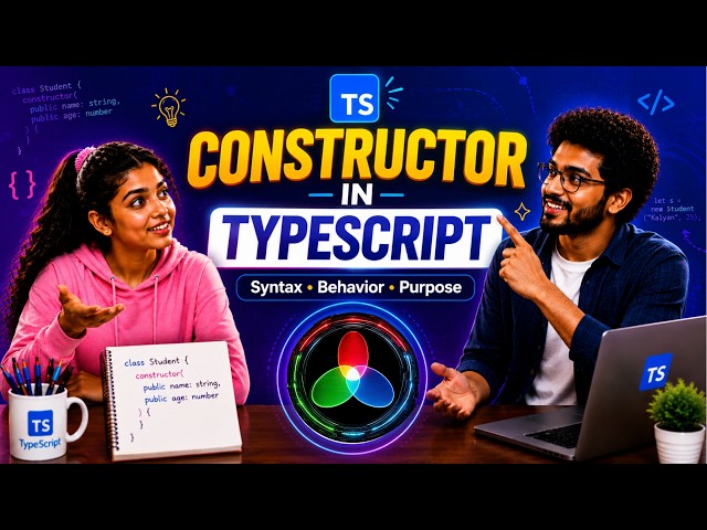 Constructors in TypeScript Explained | TypeScript Beginner Series Part 12 | Telugu