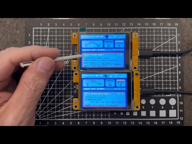 CYD Fire & EMS Live Coding Update. ESP32 Cheap Yellow Display