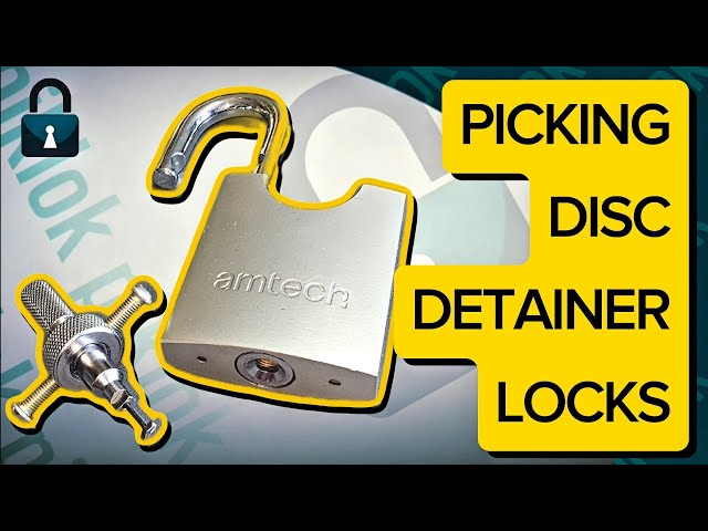 How to Pick Disc Detainer Locks (Explained) #lockpicking ##locksport 