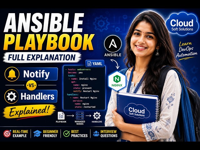 Master Ansible Playbooks | Notify & Handlers with Real-Time Demo