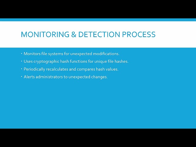 007 File Integrity Monitoring   FIM