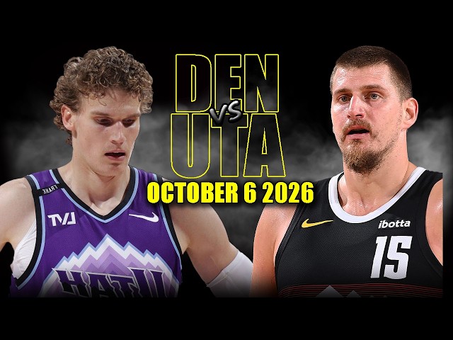 Denver Nuggets vs Utah Jazz Full Game Highlights - October 6, 2026 | NBA Preseason