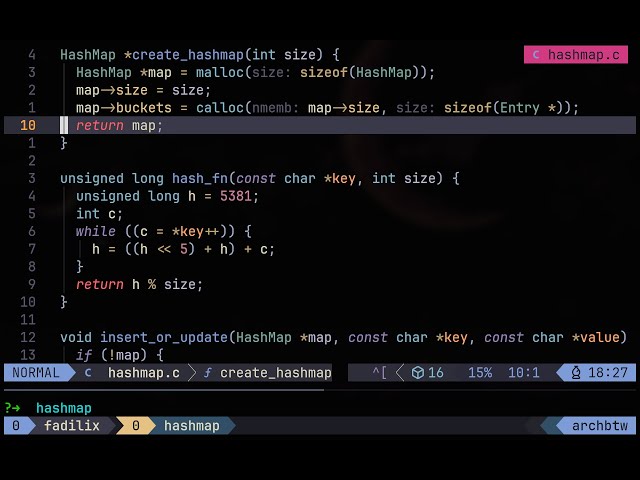 building a hashmap from scratch in C