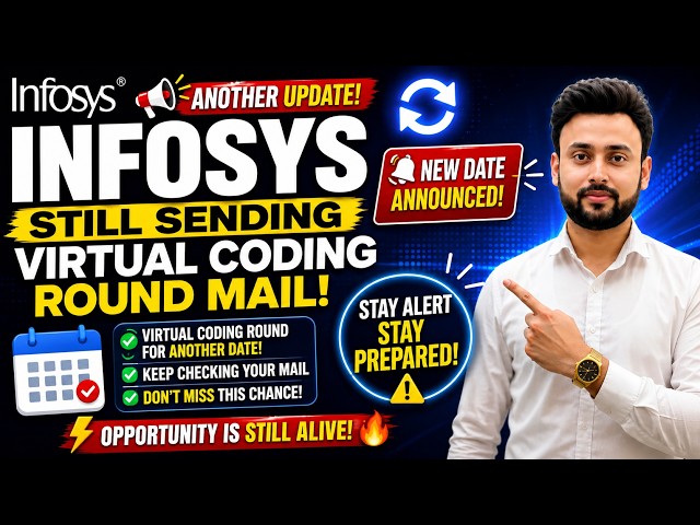 Infosys is still sending email for Virtual Coding Round | Are you still waiting? | Should you wait?