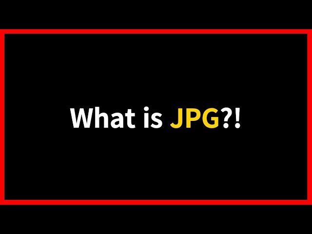 What is JPG?!