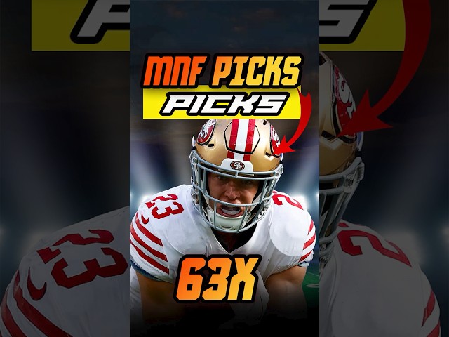 49ERS vs PANTHERS Monday Night Football Picks To WIN 63X | Week 12 Underdog PICK EM | Code SEEK