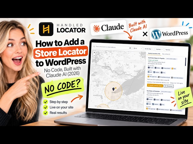 How to Add a Store Locator to WordPress - No Code, Built with Claude AI (2026)