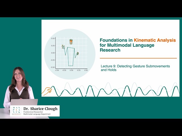 Lecture 9: Detecting Gesture Submovements and Holds | Kinematics Lecture Series