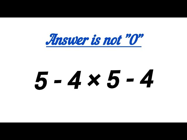 Nice Algebra Math Problem 