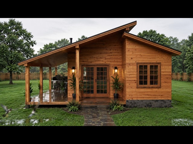 A Peaceful Wood Cabin for Weekend Living 🌲 | Cozy 2-Bedroom House