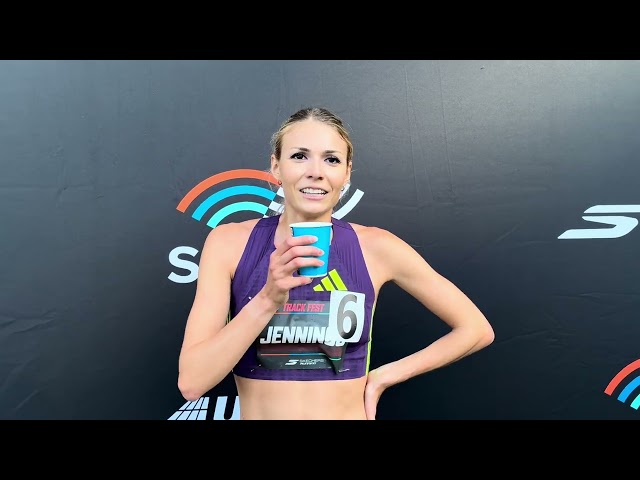 Gabbi Jennings 2nd Place Steeplechase Sound Running LA Track Fest