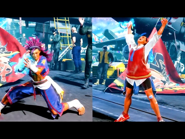 Street Fighter 6 - Yasmine vs Yasmine Gameplay First Look (CPU LEVEL 7)