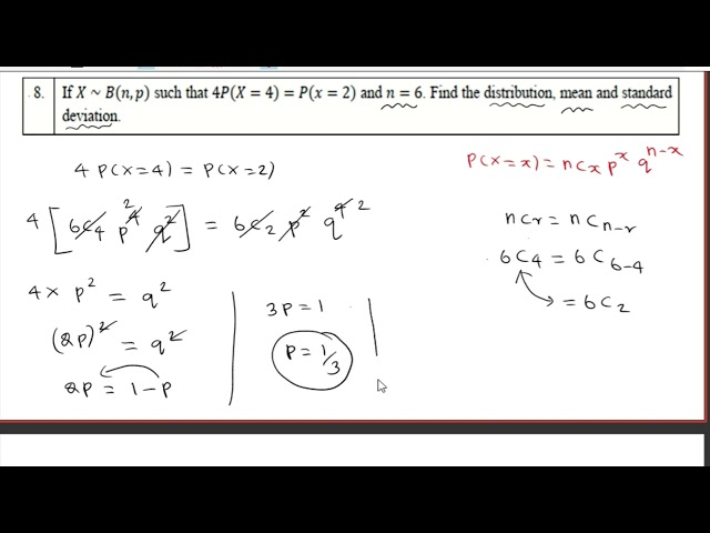 Exercise 11.5 | Qn no :8 | Chapter 11 | Class 12 | Probability Distribution #mdmath