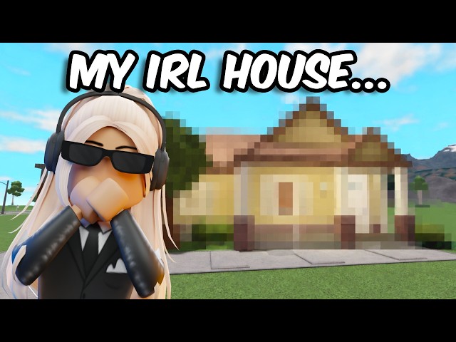 Building My IRL HOUSE in BLOXBURG