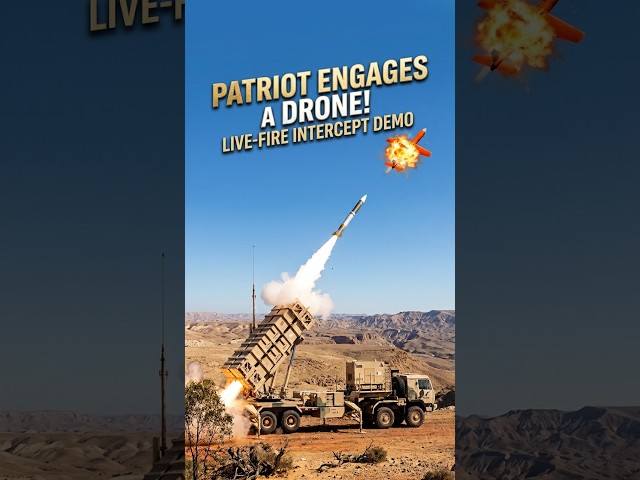 This Is How the Patriot Missile System Intercepts a Drone  #AirDefense #DroneInterception