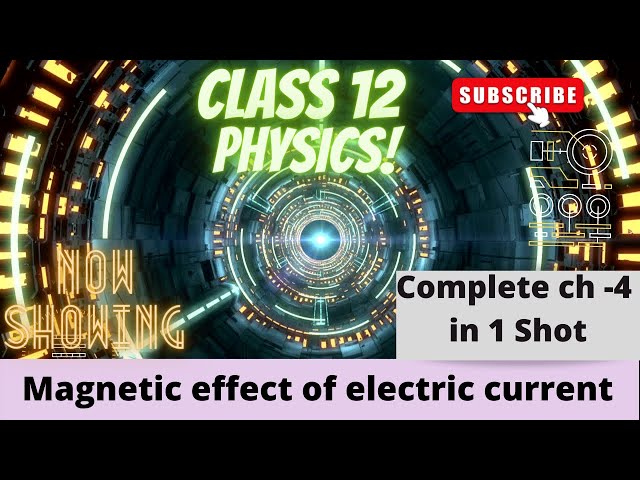Ch-4 class 12 physics Magnetic effect of electric current#