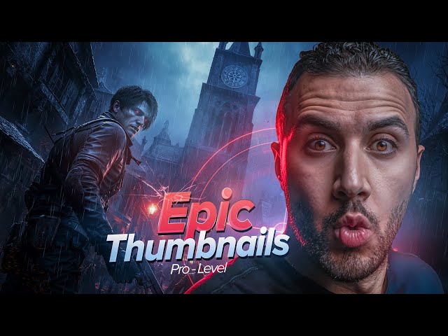 Epic Thumbnail Design Tutorial (Pro Level) ✅🔥