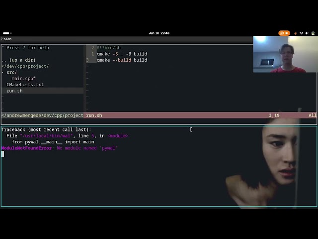 Improving CMake workflow with shell scripts