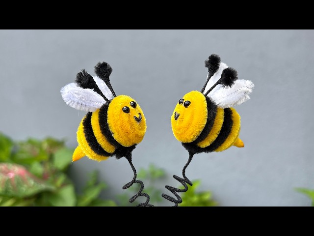ABC TV | How To Make A Pipe Cleaner Bee #2 - Craft Tutorial
