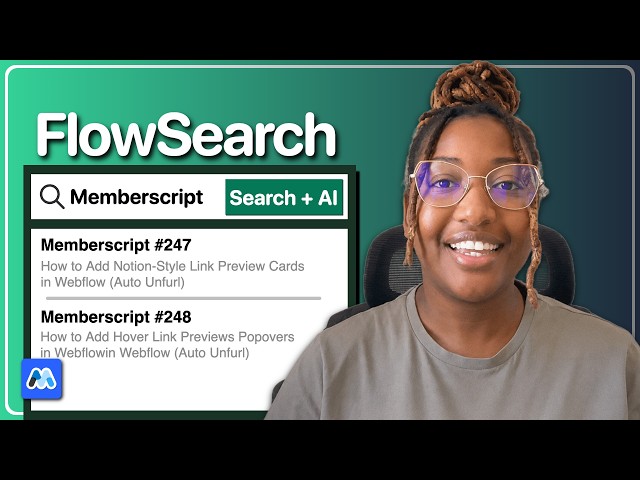 Build Real-Time AI Search in Webflow with FlowSearch