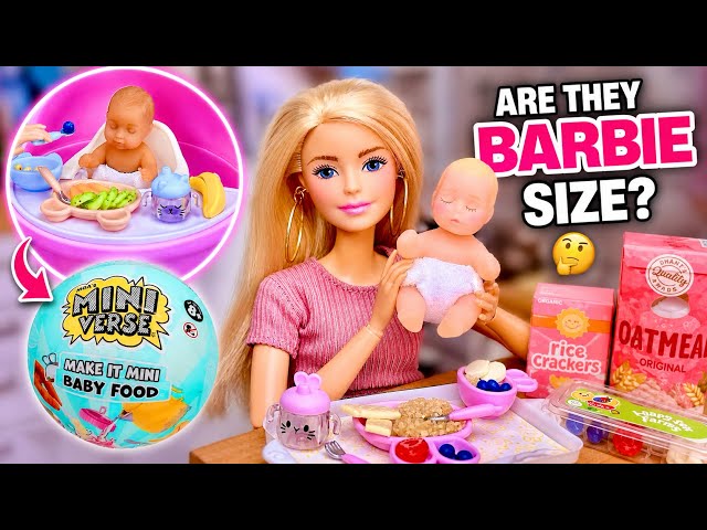 Make It Mini BABY FOOD! (Barbie Doll Size?)