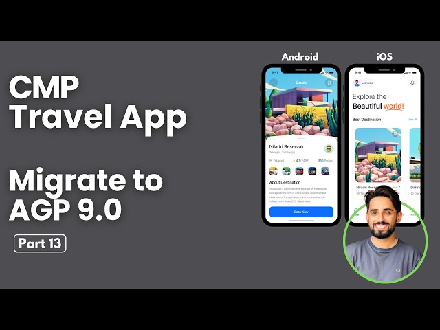 Compose Multiplatform Travel App — Migrate to AGP 9.0  (Part 13)