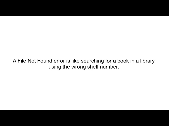 File Not Found Error Explained | File Handling for Beginners