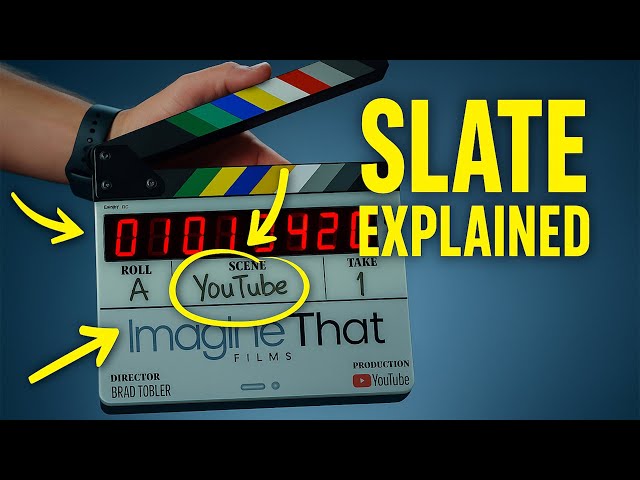 Film Slates: Tips from a Hollywood Pro