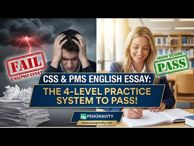 How to Pass CSS & PMS English Essay | Pengravity Practice Course ✍️