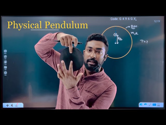 Physical pendulum || angular shm|| shm lec 11, IIT JEE & NEET physics