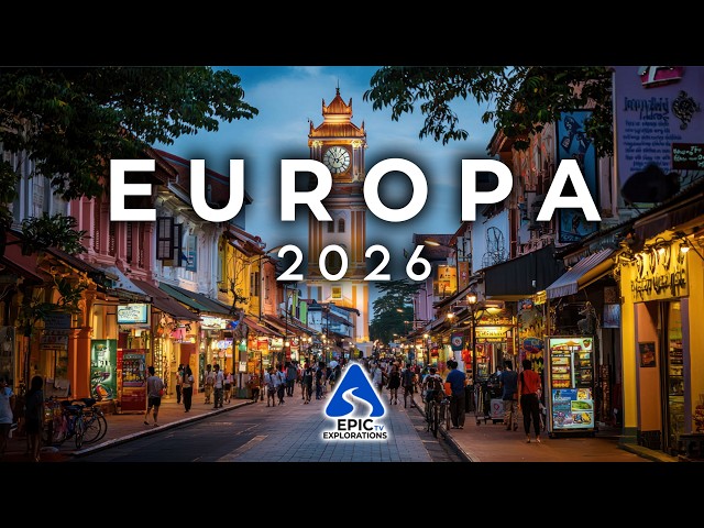 Los 100 Lugares Más Hermosos para Visitar en Europa en 2026 | 4K Guía de Viaje