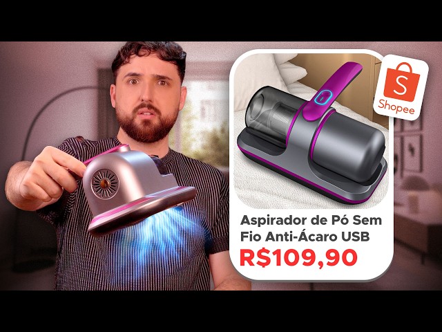 😱 I bought an anti-mite vacuum cleaner from Shopee | I tested a cordless vacuum cleaner with UV l...
