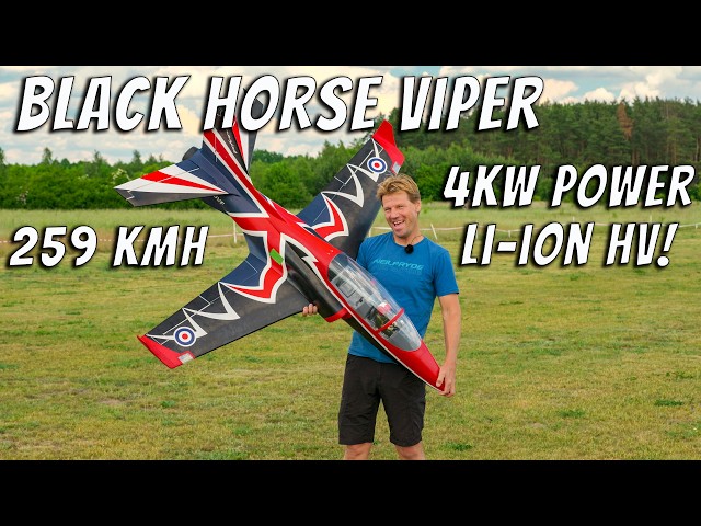 Black Horse Viper 1,88m 5350g, 4kW, Fast & slow, 249km/h 156mph!  Li-Ion HV batt. Wojtek Brzozowski