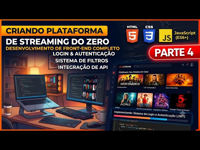Criando Site do ZERO PLATAFORMA DE FILMES E SERIES COM HTML , CSS E JAVASCRIPT