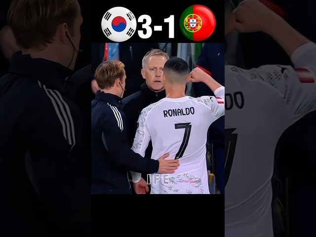 Ronaldo Angry Moments 😡 Portugal vs South Korea World Cup